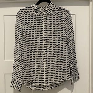 J. Crew 100% silk blouse